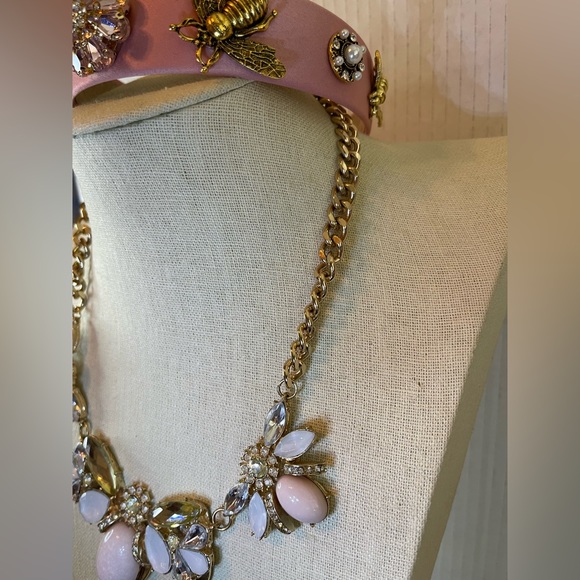 Bundle: 2 Fashionable Headbands, Earrings, Sparkly Statement Necklace - Picture 15 of 17